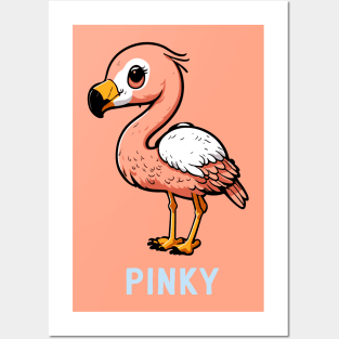 Pinky the Flamingo Posters and Art